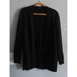 Theory  Sweater Cardigan Women Sp,open Front, Pockers, 100% Wool Lane,long Sleev